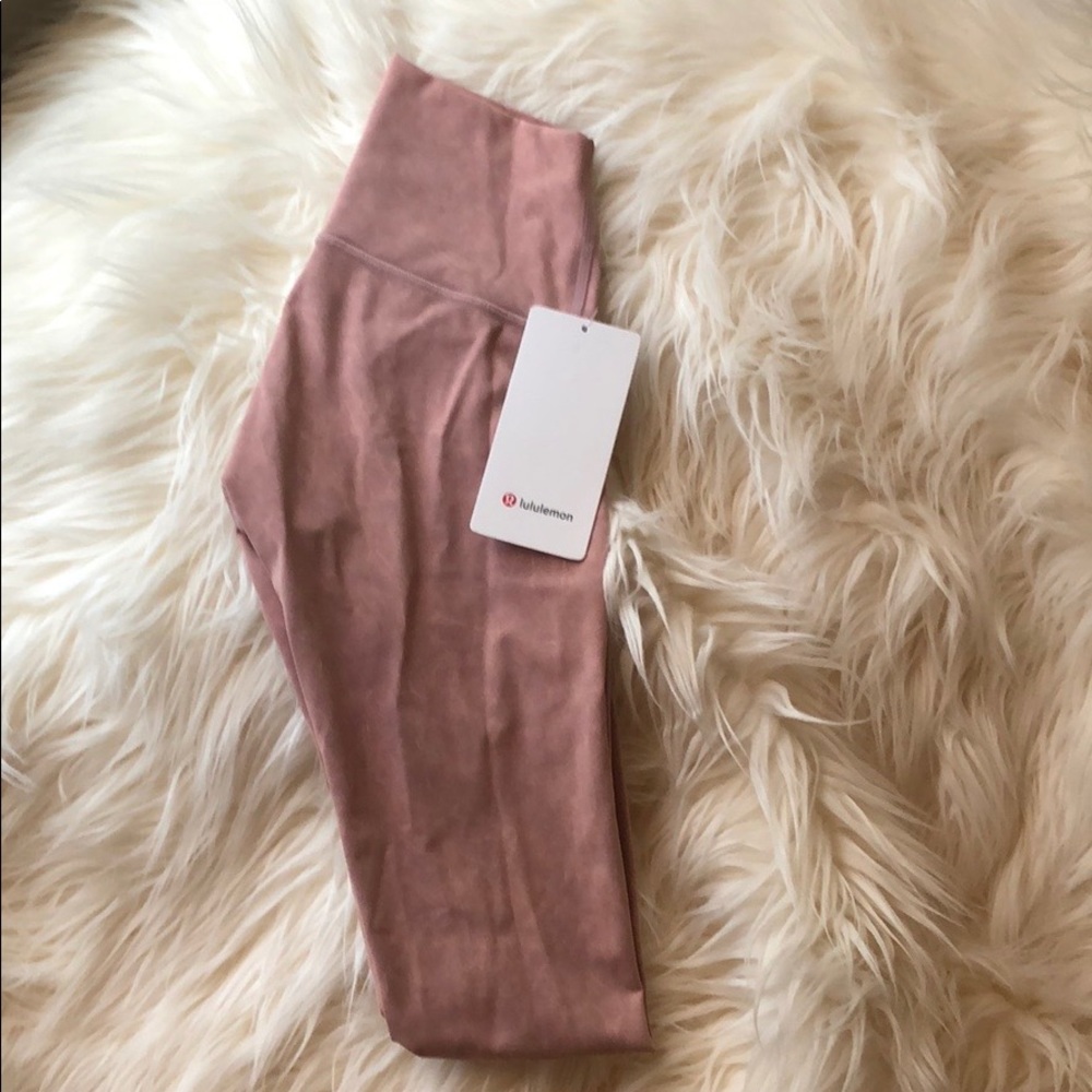 Lululemon Wunder Under HR Tight 28” Pink